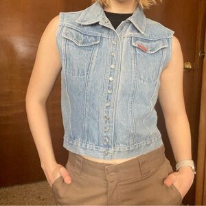💙 Vintage Denim Vest - Lawman